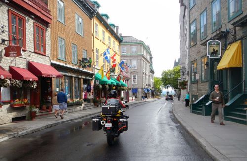 Riding Quebec City.