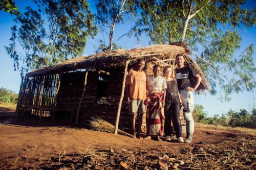 Ionut and Ana in Mozambique.