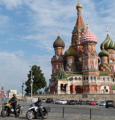 St. Basil Cathedral with bikes.