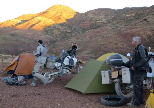 Campsite on Alto Plano, Bolivia.