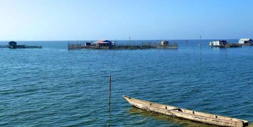 Fish houses, Colombia.