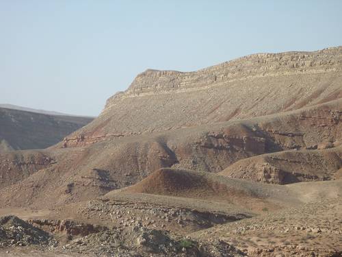 The rocky ridges of the Koppe Dag range made a pleasant change.