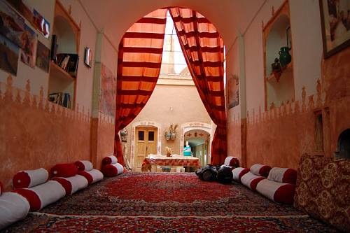 Interior of house in Iran.