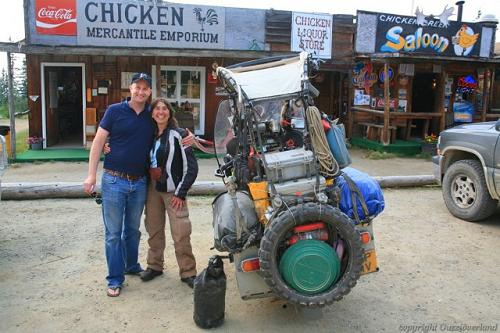 Finding an old neighbour in Chicken, Alaska.