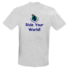 Ride your world tshirt