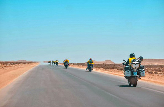 On the road