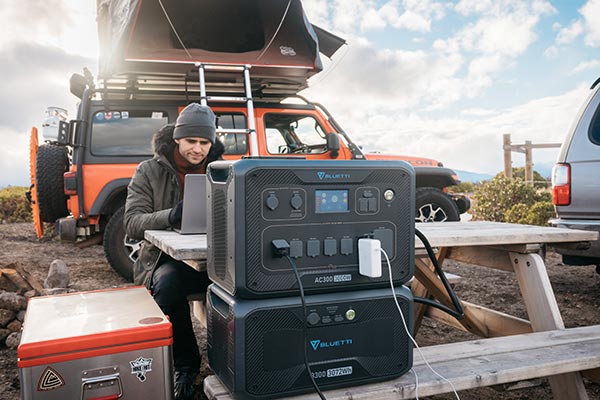 Outdoor living with plenty of power