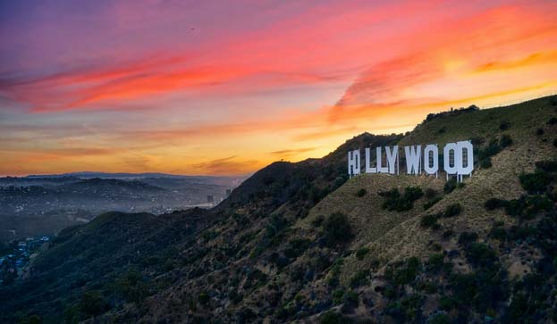 The iconic Hollywood sign is a must see