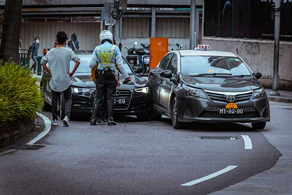 scene of an accident