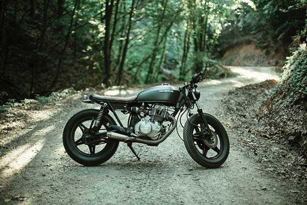 bike in the forest