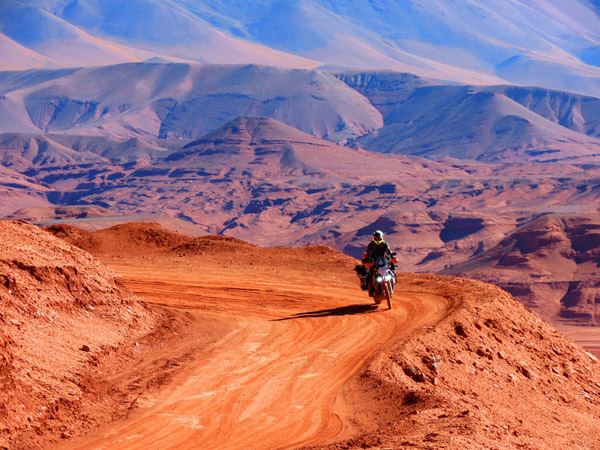 by Ellen Delis of Andi Delis riding Las Siete Curvas in Argentina
