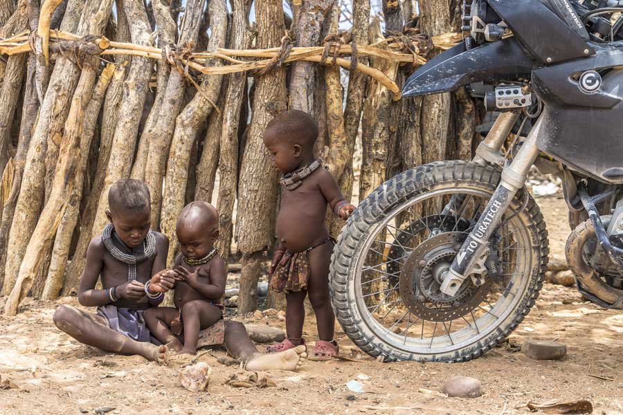 Photo by Daniel Rintz, Himba children, Namibia