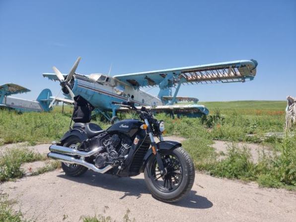 Planes graveyard with old An-2 planes