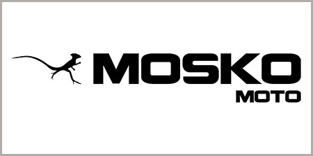 Mosko Moto logo, black on white