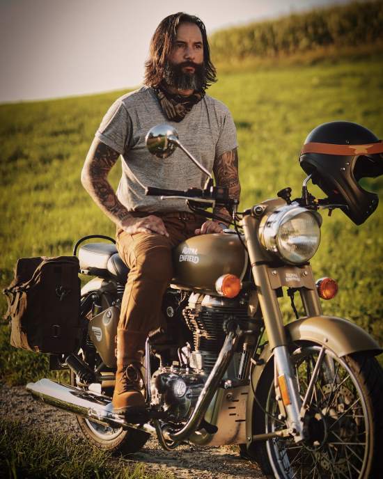 David Gritl, Royal Enfield motorcycle