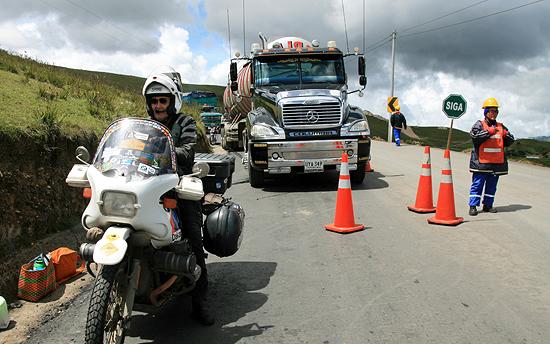 Ken Duval, road works in Colombia.