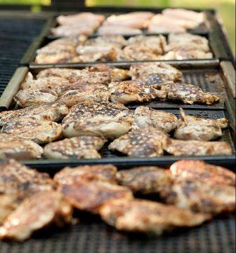 Grilled chicken.