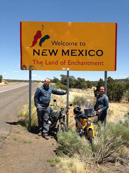 Josh Remer and Eva Rupert in New Mexico.