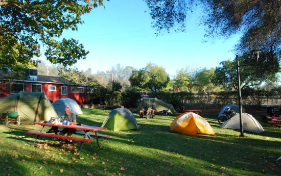 Beautiful camping areas at HU California.