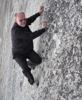 Grant rock climbing in Yosemite Park.