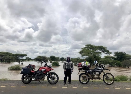 Sue Bossley, Tanzania and two motorcycles