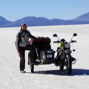 Tracey Martin with Ural.