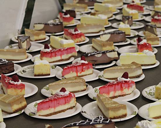 Cheesecake selection at HU Canwest 2015.