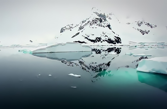 Calm Antarctic waters