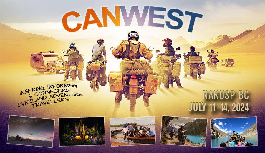 Online Registration for Adventure Travellers CanWest at Nakusp BC, Canada