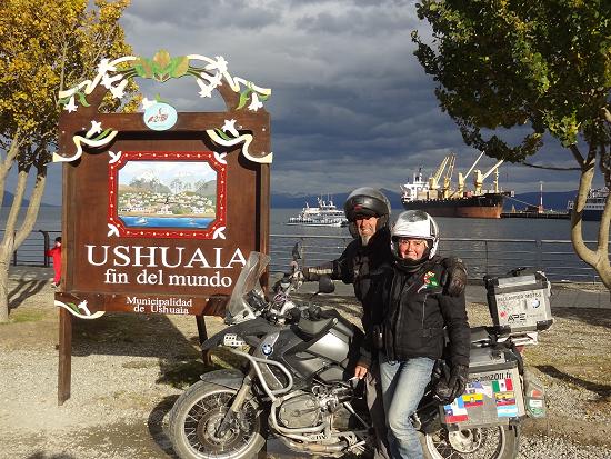 Laurent Dozias in Ushuaia.