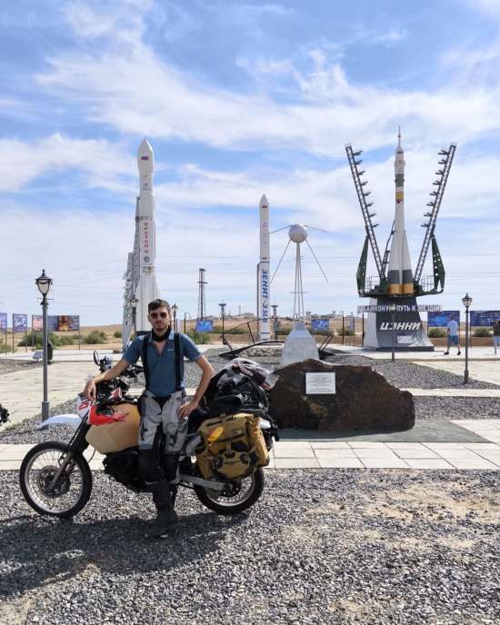 Tristan Martinez, Baikonur Cosmodrome, Kazakhstan.