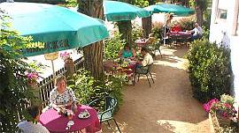 Garden at Gasthaus Zur Schneeburg, Germany.