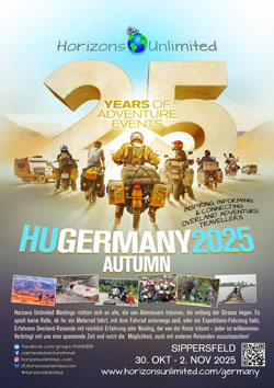 HU Germany Autumn 2025 meeting poster, Deutsch.