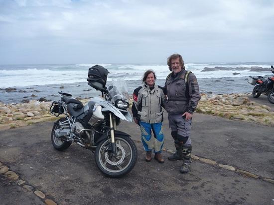 Vince and Karen Partridge at Cape of Good Hope, South Africa.