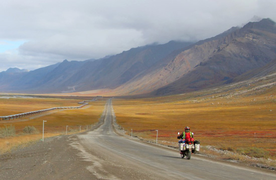 Alex on the Dalton Highway