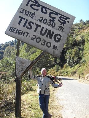 Donald Nightingale in Nepal.