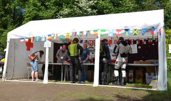 Registration Tent at HUBB UK 2013.