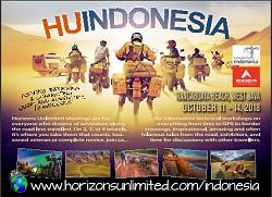 Horizons Unlimited Indonesia 2018 postcard.