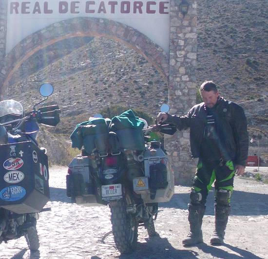 Jeff Smith in Real de Catorce, Mexico.