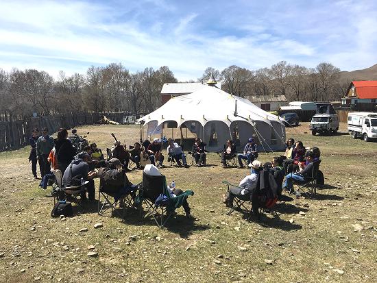 Plenty of space for conversations at Drive Mongolia.