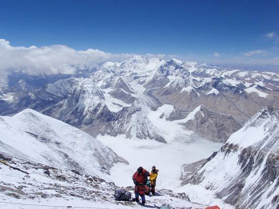 Marko Blecic, climbing Mt. Everest.