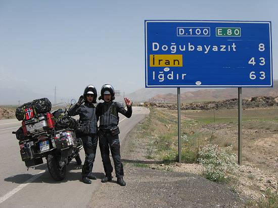 Cristi and Knut in Iran.