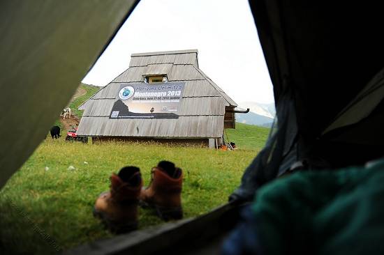 HU Montenegro 2013 campsite.