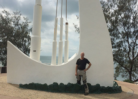 Jeff Luttmer, Singing Ship sculpture in Australia