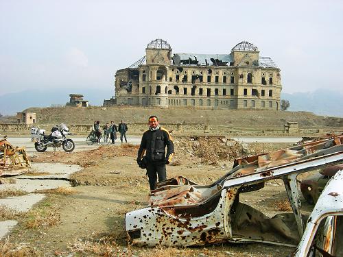 Jeffrey Polnaja in Kabul, Afghanistan.