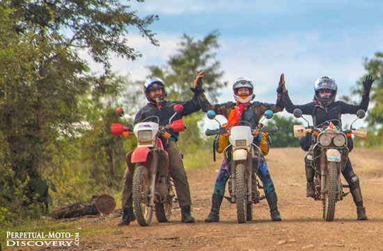 Tammy Perry, Four moto friends riding in Cambodia