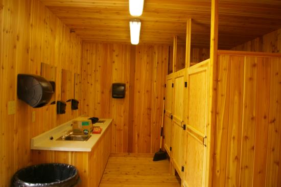 Camp Tamarack - dorm washroom.
