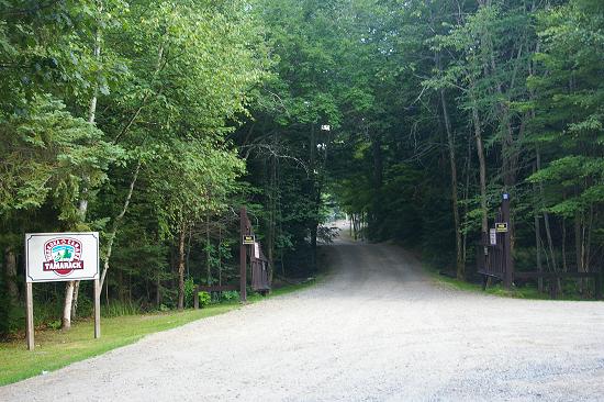 Camp Tamarack entrance.