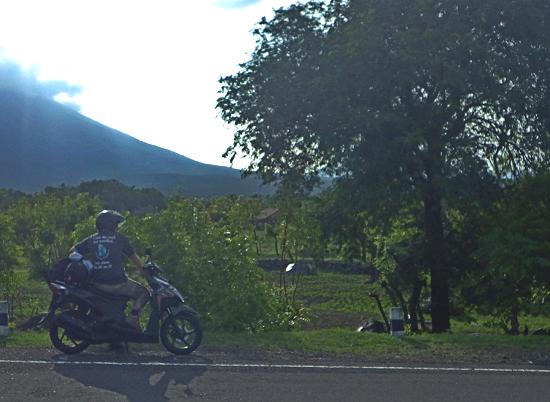 Wolfe Bonham on scooter in SE Asia.