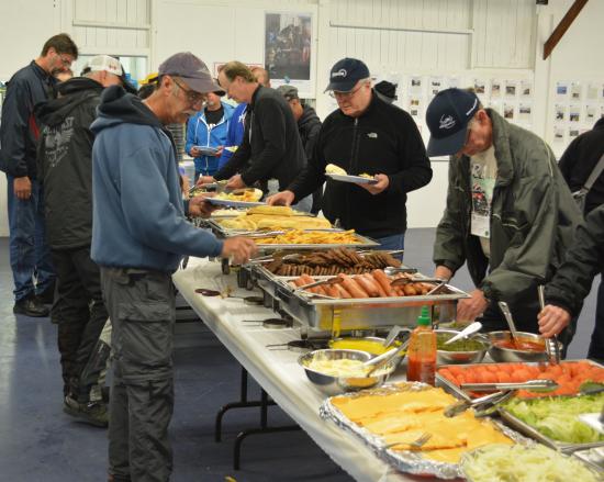 Meal time at HU Ontario 2016.